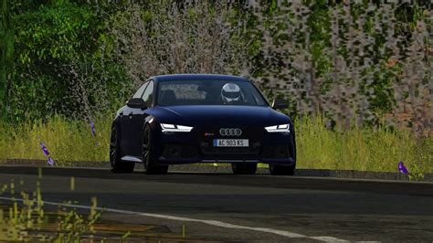 VR Audi RS7 POV Drive On Hill Roads Launches Accelerations And