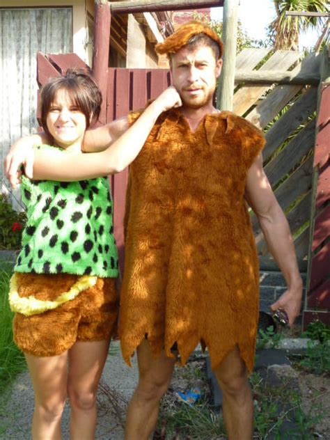 Barney And Betty Rubble Bam Bam Costume Hire