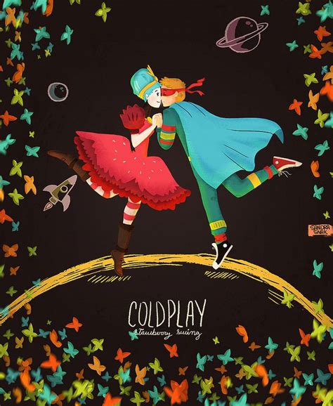 Coldplay Strawberry Swing Illustrations Coldplay Art Coldplay