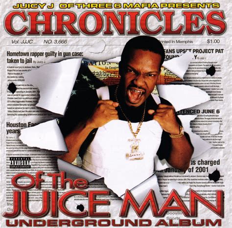 Juicy J Chronicles Of The Juice Man Underground Album 2002 Cd