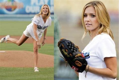 List O Ten Hot Celebrity Opening Pitches In Professional Baseball II