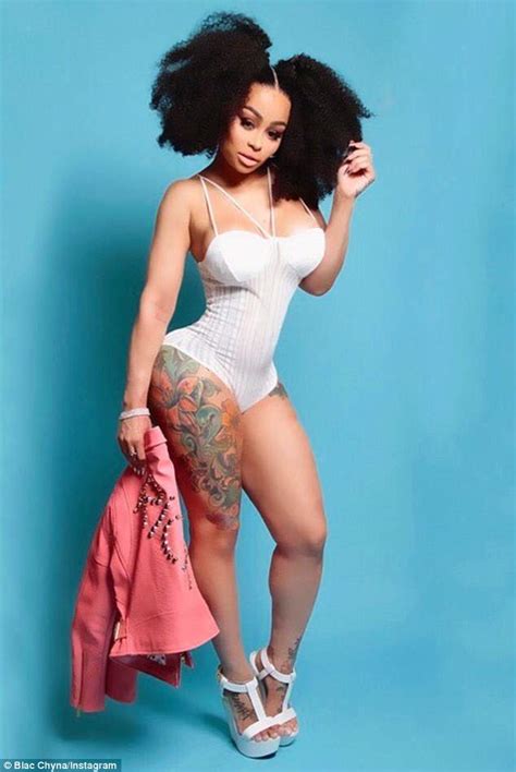 Blac Chyna Poses In A White Bathing Suit In Instagram Post