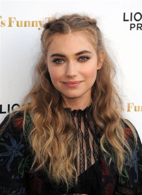 Imogen Poots At Shes Funny That Way Premiere Celebzz Hair Beauty