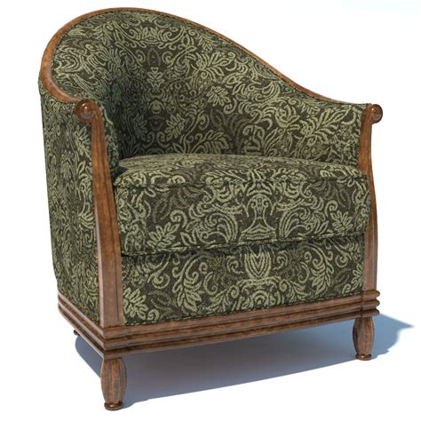 Traditional Armchair 02 3d Model Formfonts 3d Models And Textures