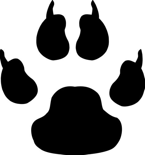 Download Animal Print Paw Paw Print Royalty Free Vector Graphic