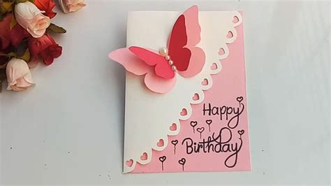 Greetings for your best friend. How to make Special Butterfly Birthday Card For Best ...