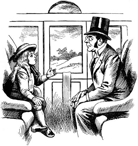Man And Child On Train Clipart Etc
