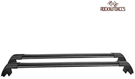 Rokiotoex Multi Fit Roof Rack Crossbar Flush Rails Cross Bars Rooftop