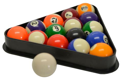 Miniature Pool And Billiard Balls Set By Sterling 1 12” With