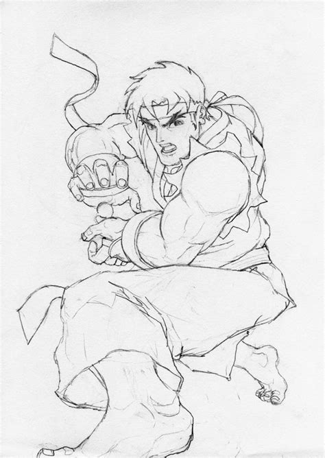 Ryu Coloring Pages Coloring Pages