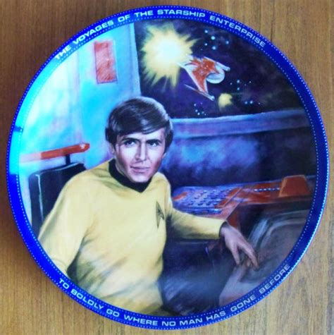 Star Trek Collectors Plate Chekov 1984 Ernst Star Trek Original