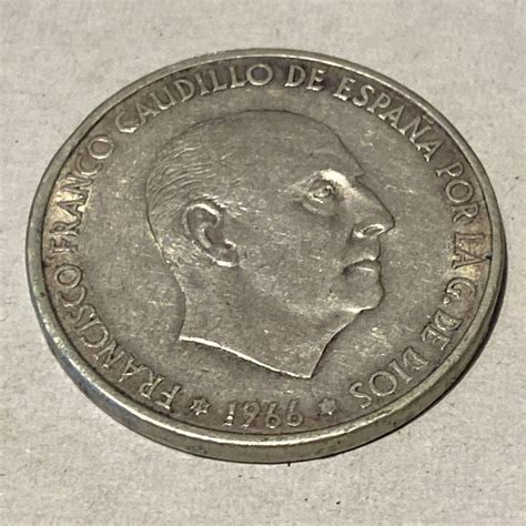 Münze Spanien 100 Pesetas Francisco Franco 1966 eBay