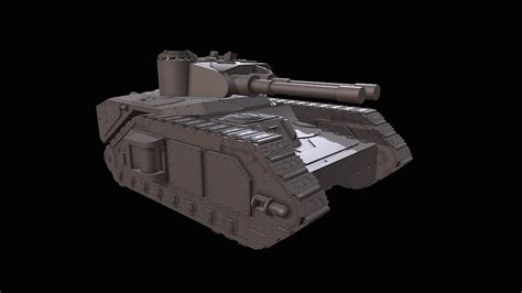 Wip Heavy Tank Macharius Warhammer 40k 148 3d Model By Ngaugees