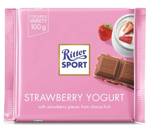 Огромная шоколадка риттер спорт малина йогурт | ritter sport raspberry yogurt. Шоколад Ritter sport Strawberry Yogurt 100 g: продажа ...