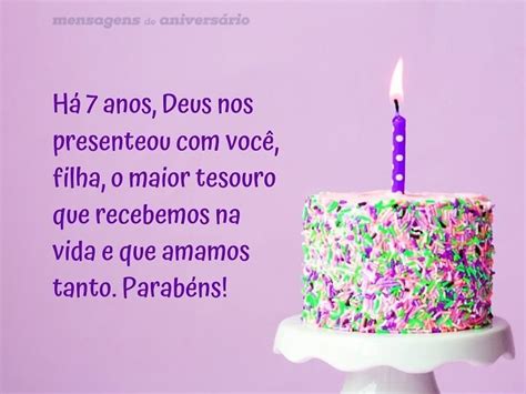 Mensagens de Aniversário para Filha de 7 Anos - Mensagens de Aniversário