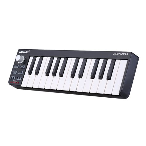 Kkmoon Worlde Easykey25 Portable Keyboard Mini 25 Key Usb Midi