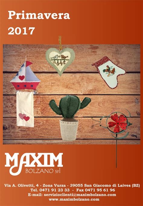 Copertina 2017 Primavera Maxim Bolzano
