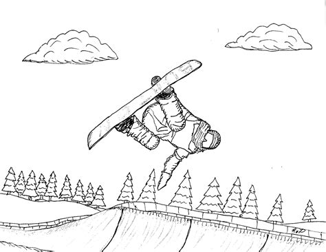 Download and print free snowboarding coloring pages to keep little hands occupied at home; Snowboarding Coloring Pages at GetDrawings | Free download