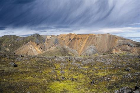 The Landscape In Landmannalaugar Iceland Stock Photo Image Of