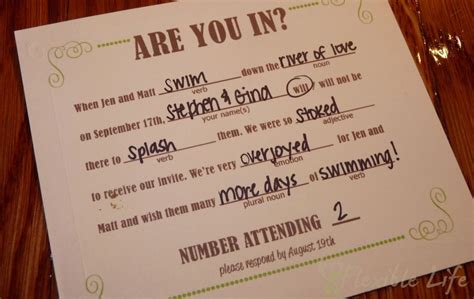 Funny Wedding Response Cards Abc Wedding
