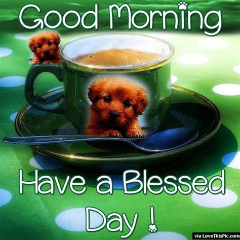 Each morning we are born again, what we do today is what. Good Morning Have A Blessed Day Cute QUote Pictures ...