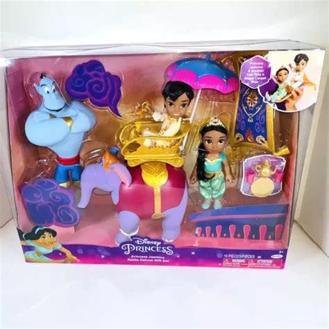 New Disney Princess Jasmine Petite Deluxe T Set Elephant Abu Genie