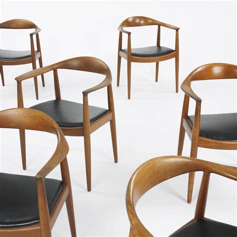 Danish designer hans wegner fused ergonomics and craftsmanship to create chairs that have lasted for generations. Hans Wegner The Chair, set of six