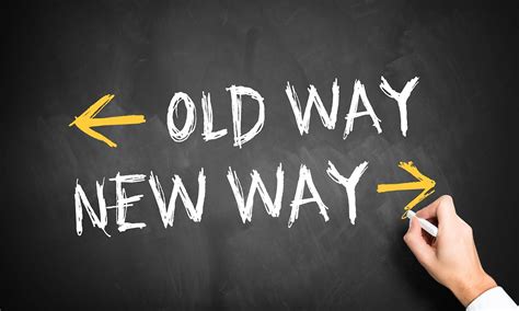 Old Way Versus New Way Marketing Com Digital