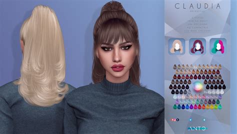 Simsdomination In 2021 Sims 4 Sims Hair Sims 4 Collections