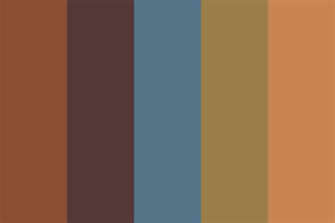 South African Earthy Colours Color Palette