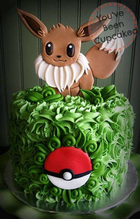 Eevee Pokemon Birthday Cake Birthday Party Cake 9th Birthday Girl