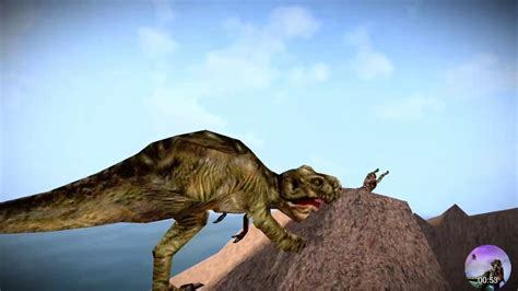 Carnivores Dinosaur Hunter Hunting T Rex And Spinosaurus With Rifle