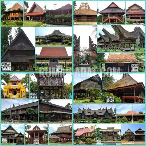 Kumpulan Gambar Rumah Adat Di Indonesia Cabai