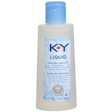 k y liquid water based natural feeling personal lubricant 5 oz