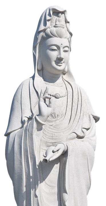 Download White Guan Yin Statue