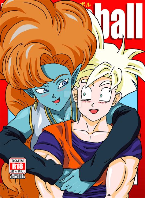 Gohan X Zangya Doujinshi Cover Final By TheWriteFiction On DeviantArt Anime Dragon Ball