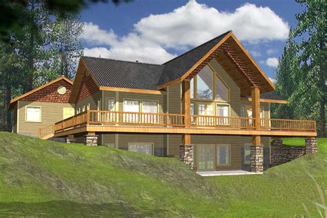 Lake house plans typically provide: King of the Hill - 35221GH | Architectural Designs - House ...