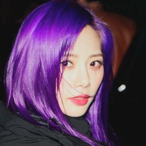 Extended Play Kim Min Ji Jiu Dreamcatcher Hair Icon Kpop Aesthetic Purple Hair Korean Girl