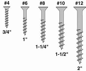 A Guide To Wood Screw Sizes Wood Screws Nails And Screws Screws And