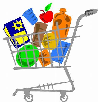 Shopping Grocery While Cart Clipart Hungry Siowfa16