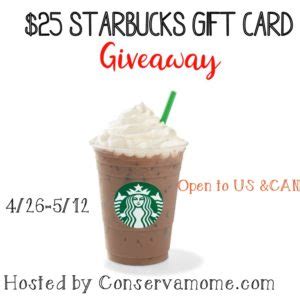 Check spelling or type a new query. Win a $25 Starbucks Gift Card - open to USA & CAN! #GIVEAWAY