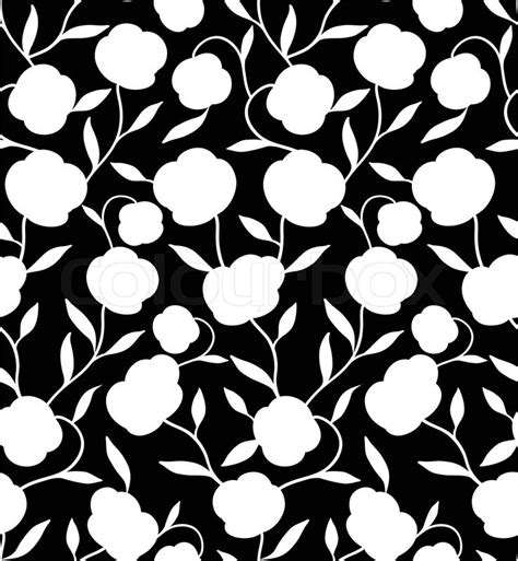 What is the name of vintage material with black and white floral pattern. Vintage beautiful background with floral ornamentation ...
