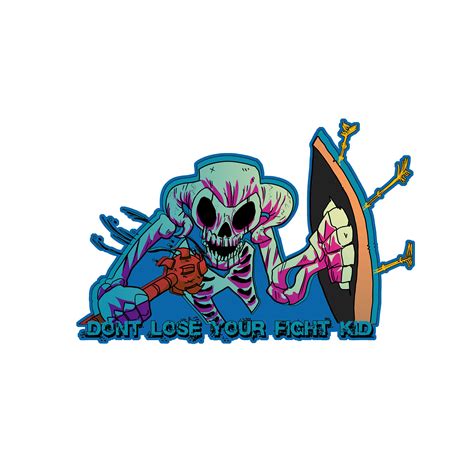 Don't lose your fight sticker · aparanoidzombie · Online Store Powered