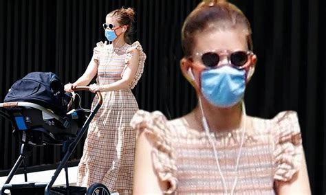 Kate Mara Is Summery In Pretty Patterned Maxi Dress As She Enjoys Sunny Stroll In La With