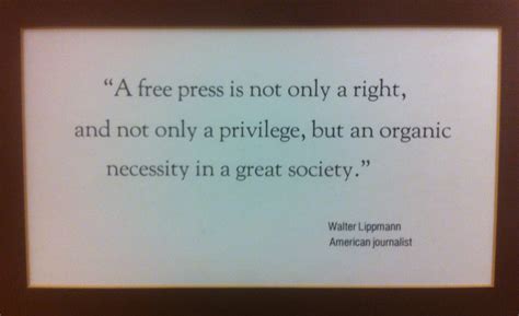 The desire of gold is not for gold. Walter Lippmann Quotes On Journalism. QuotesGram