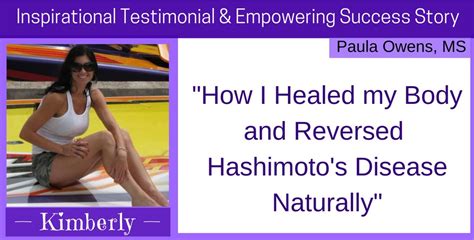 How I Healed My Body And Reversed Hashimotos Naturally Paula Owens Ms