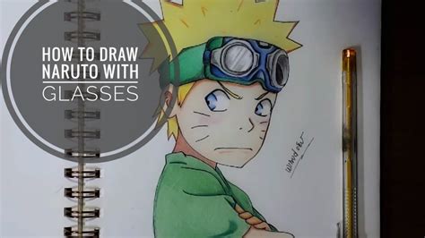 How To Draw Naruto Child With Glasses Youtube