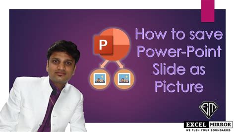 How To Save Powerpoint Slide As Picture Or Image Youtube