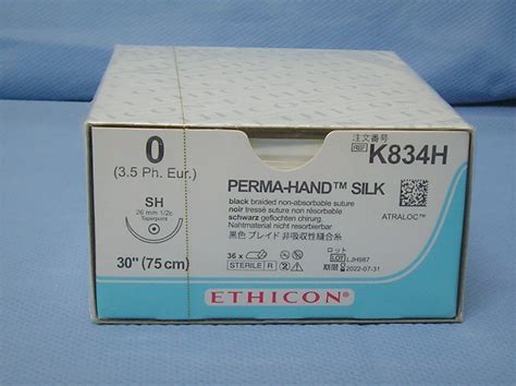 Ethicon K834h Silk Suture 0 30 Sh Taper Needle Da Medical