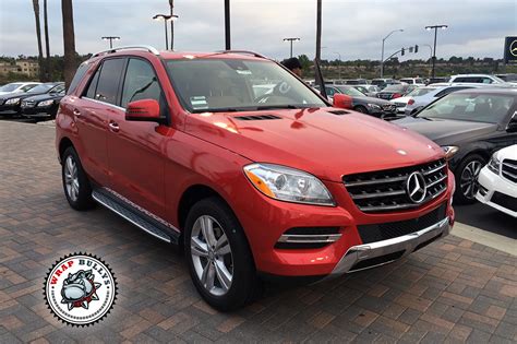 Check out glc 220d 4matic colours, features & specifications, read reviews, view interior images, & mileage. Mercedes Benz ML Wrapped in 3M Gloss Dragon Red Car Wrap | Wrap Bullys